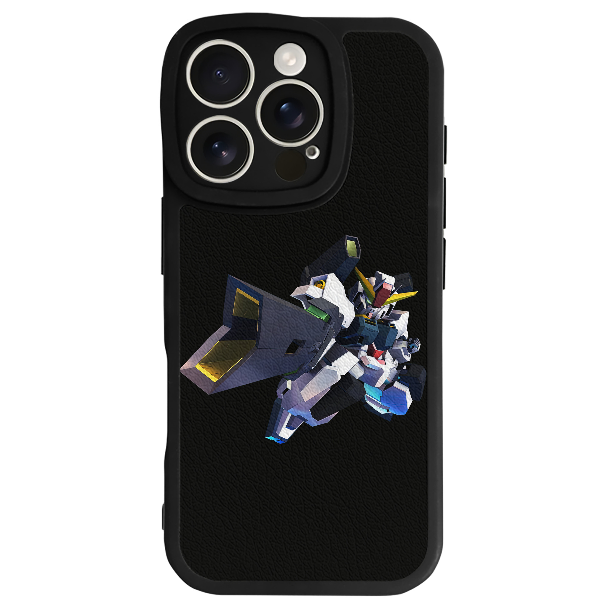 （画像用） 機動戦士ガンダム Mobile Suit Gundam 【iPhone 16シリーズ対応】シリコンスマホケース（レザー調） 材質：シリコン